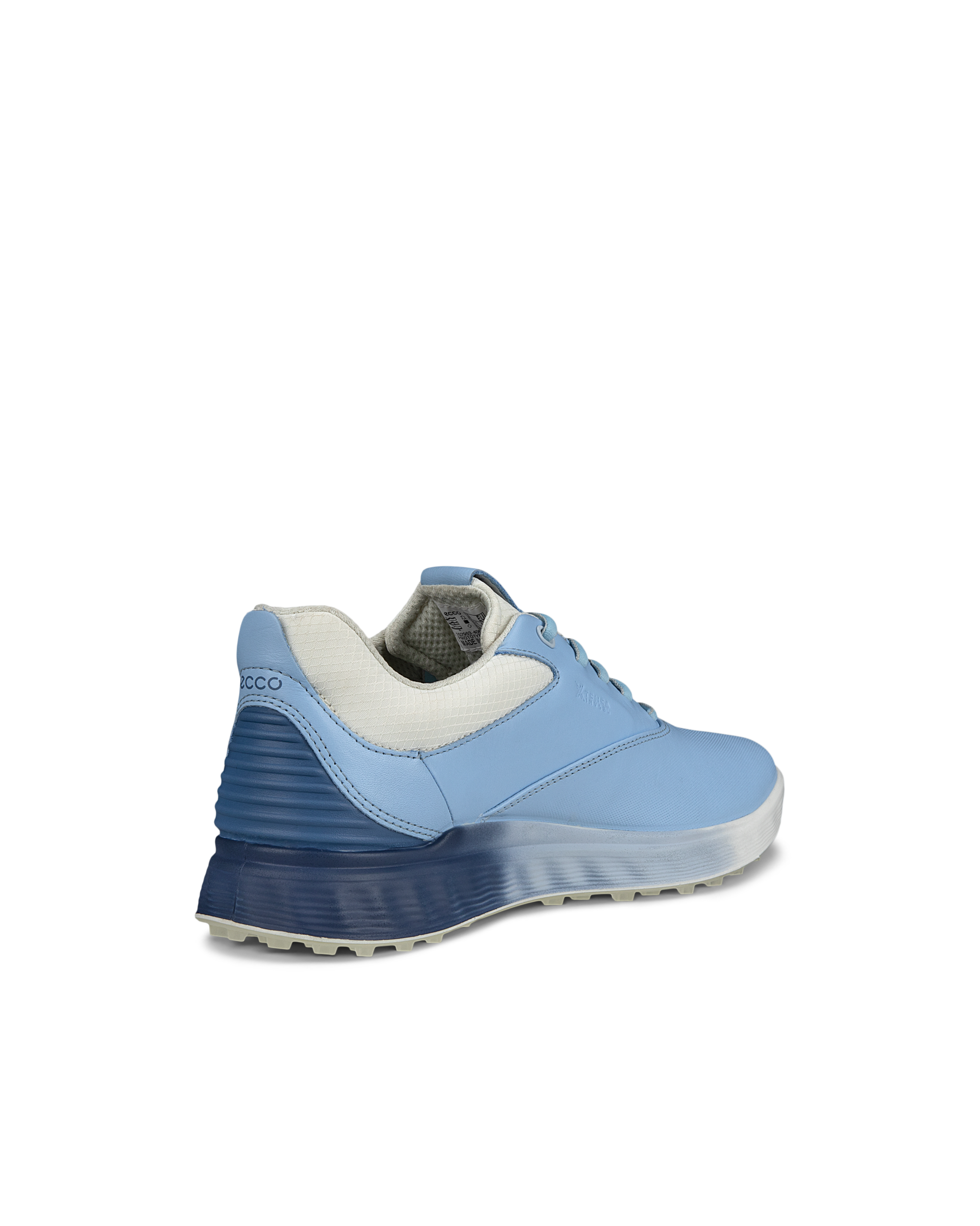 ECCO® Golf S-Three chaussure de golf en cuir Gore-Tex pour femme - Bleu - Back