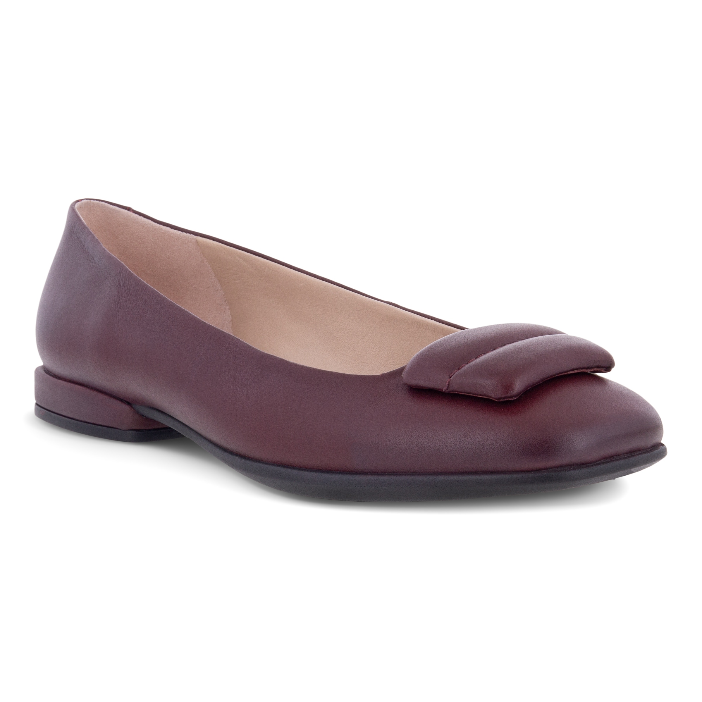 Bailarinas de piel ECCO® Anine Squared para mujer - Marrón - Main