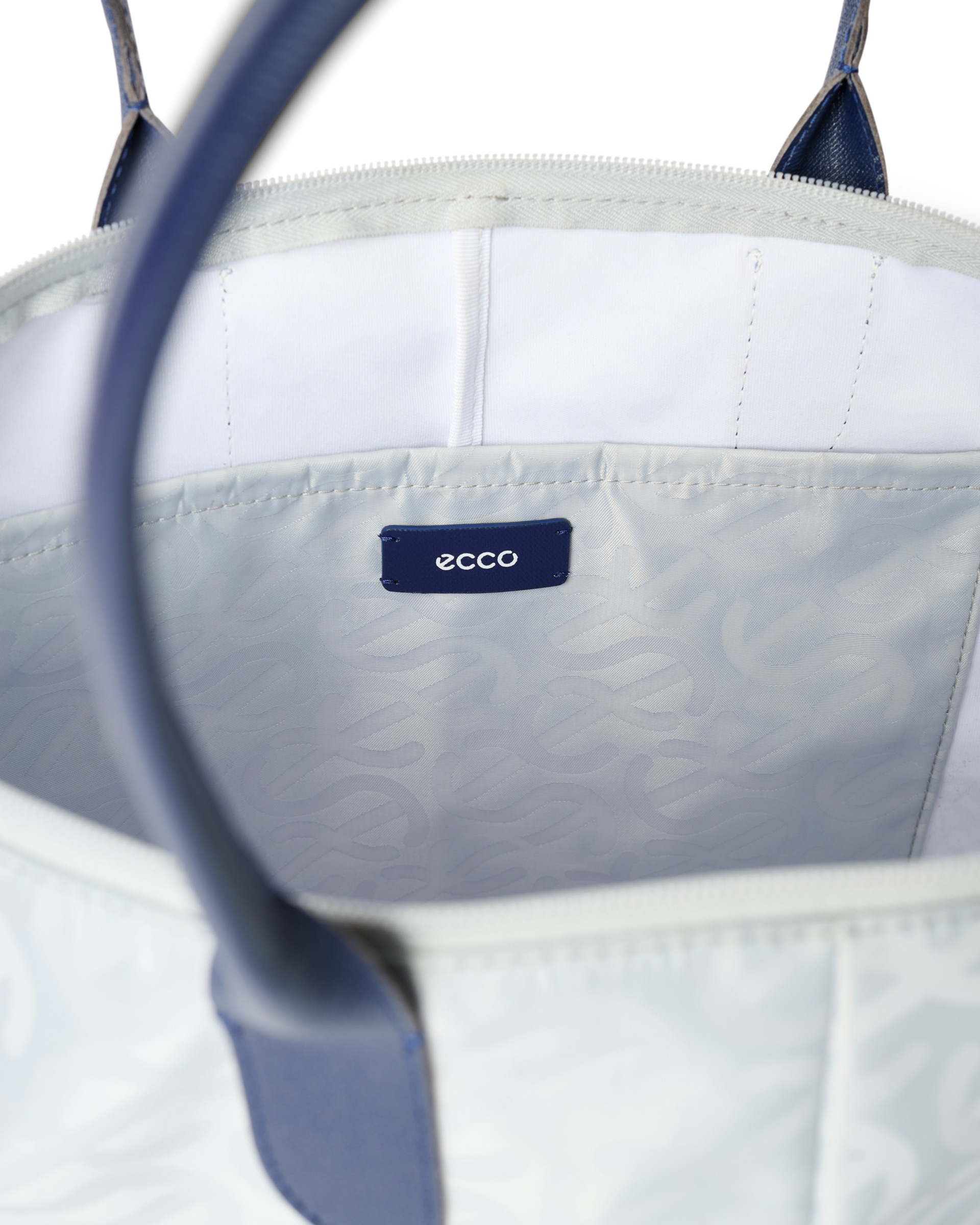 ECCO Tote Go Light E Wave レザートートバッグ - Grey - Inside