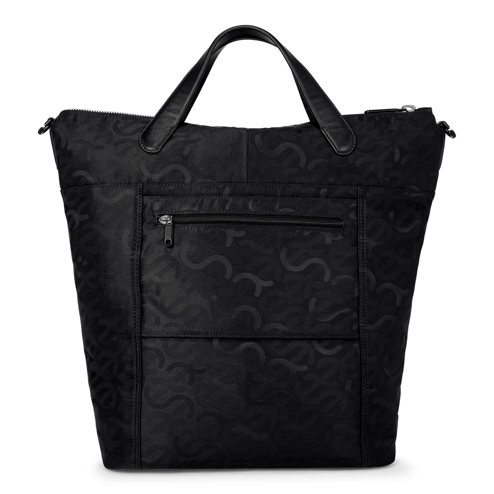 ECCO® Leather Tote Bag - Black - Back