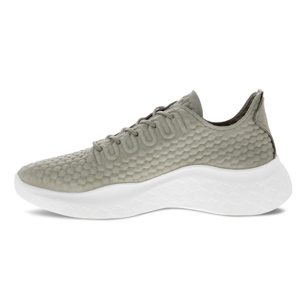 Men's ECCO® Therap Nubuck Sneaker - Green - Inside