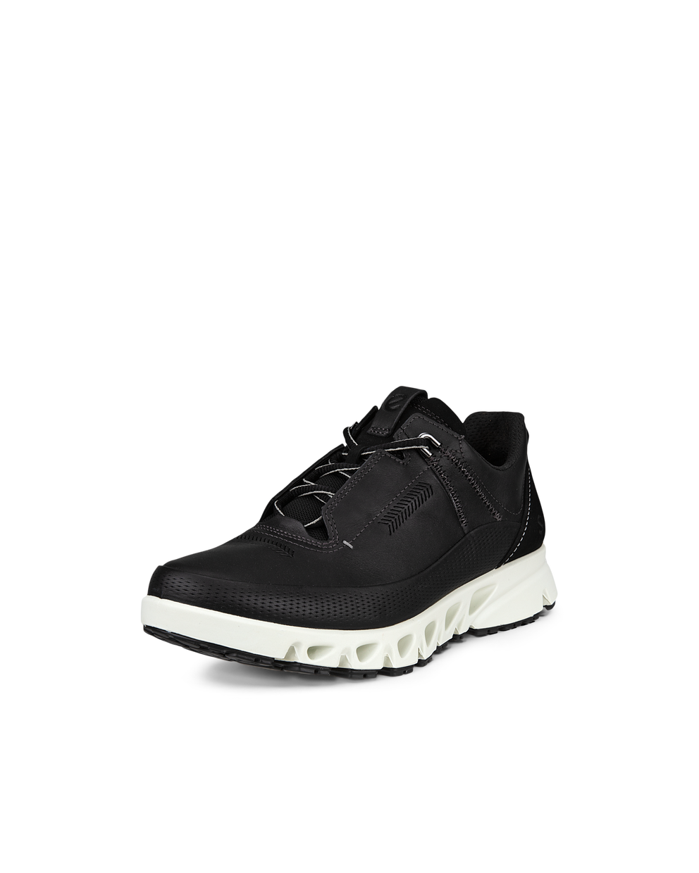 Women's ECCO® Multi-Vent Leather Gore-Tex Shoe - Black - Main