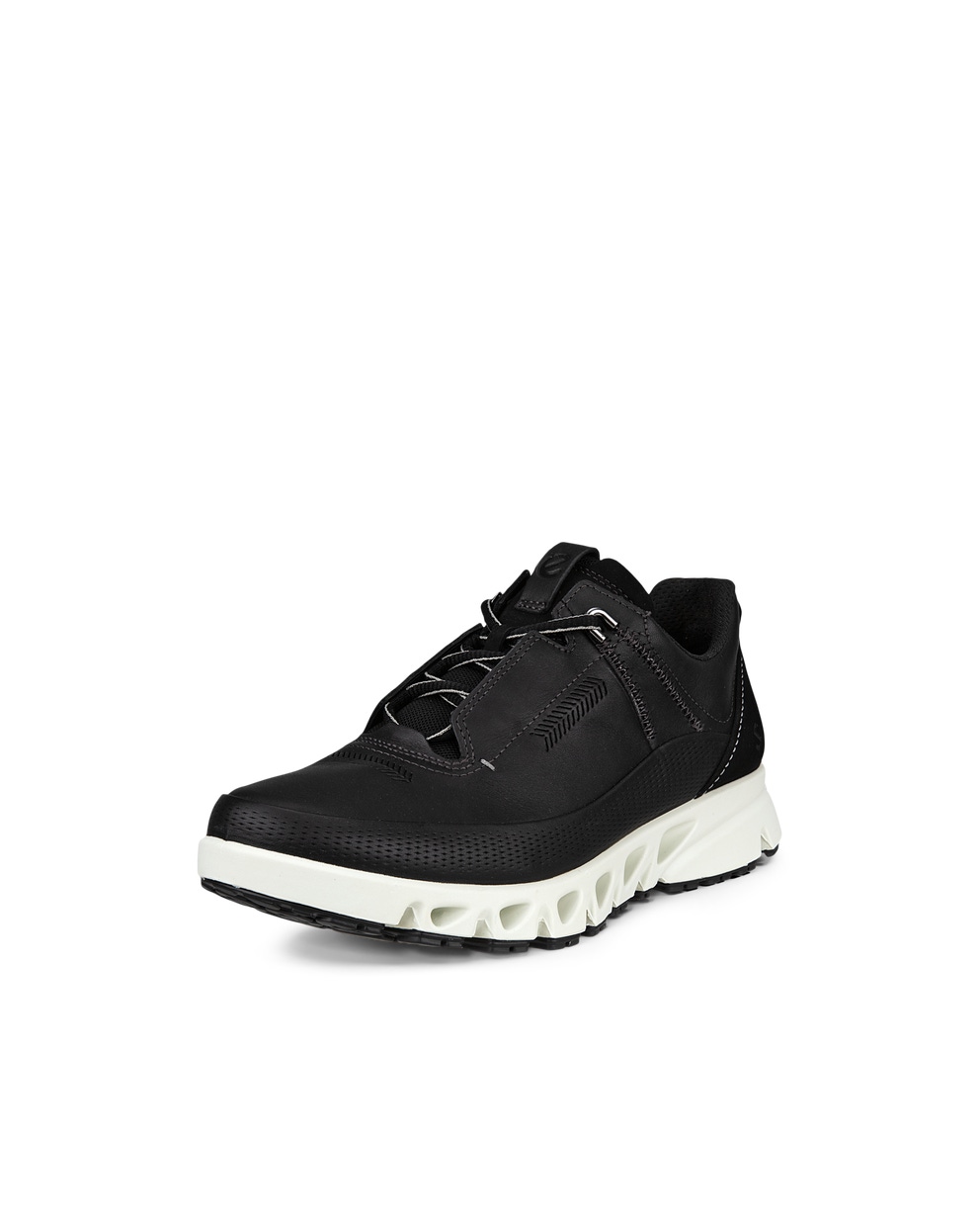 Women's ECCO® Multi-Vent Leather Gore-Tex Shoe - Black - Main