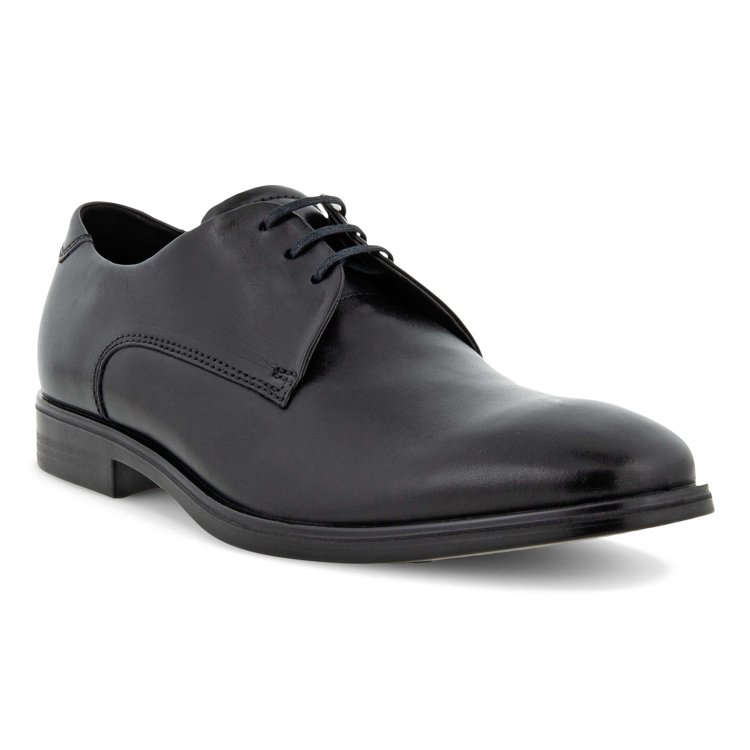 ECCO Melbourne メンズ レザードレスシューズ - ブラック - Main