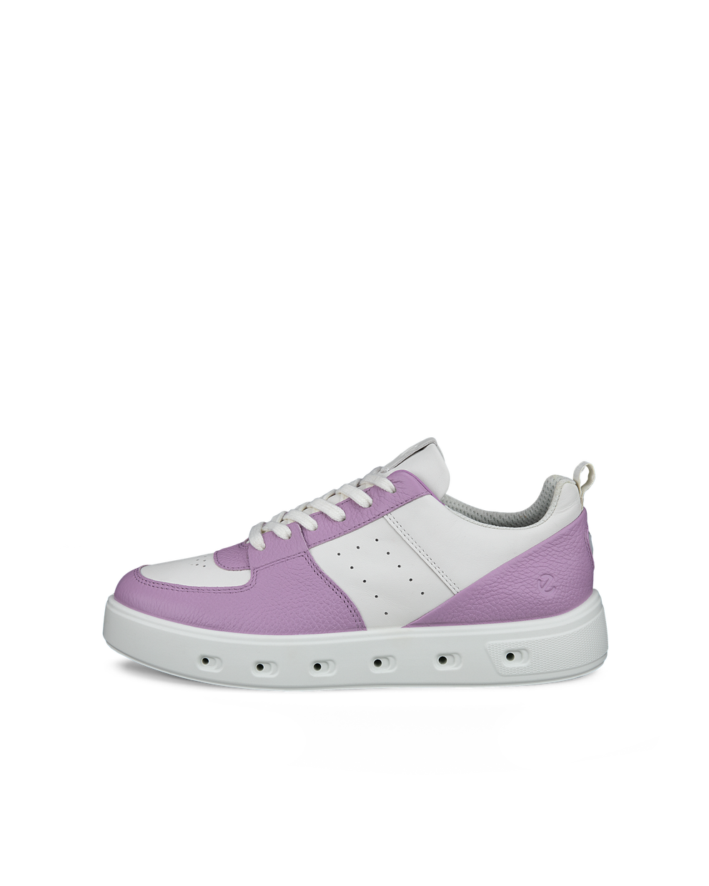 ECCO® Street 720 baskets en cuir Gore-Tex pour femme - Violet - Outside