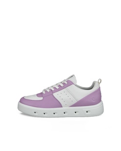 Women's ECCO® Street 720 Leather Gore-Tex Sneaker - Purple - Outside