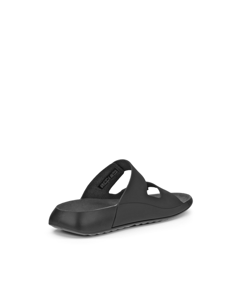 Women's ECCO® Cozmo Leather Two Strap Sandal | Black