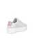 ECCO® Street Platform baskets à plateforme en cuir pour femme - Blanc - Back