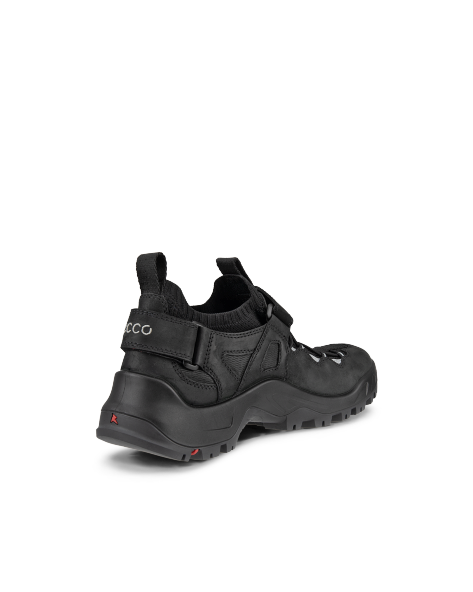 Men's ECCO® Offroad Nubuck Outdoor Shoe - Black - Back