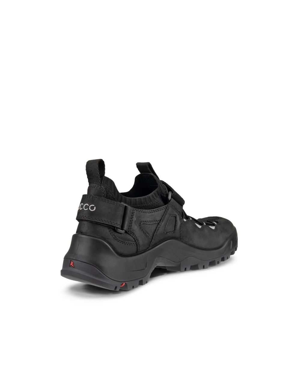 Men's ECCO® Offroad Nubuck Outdoor Shoe - Black - Back