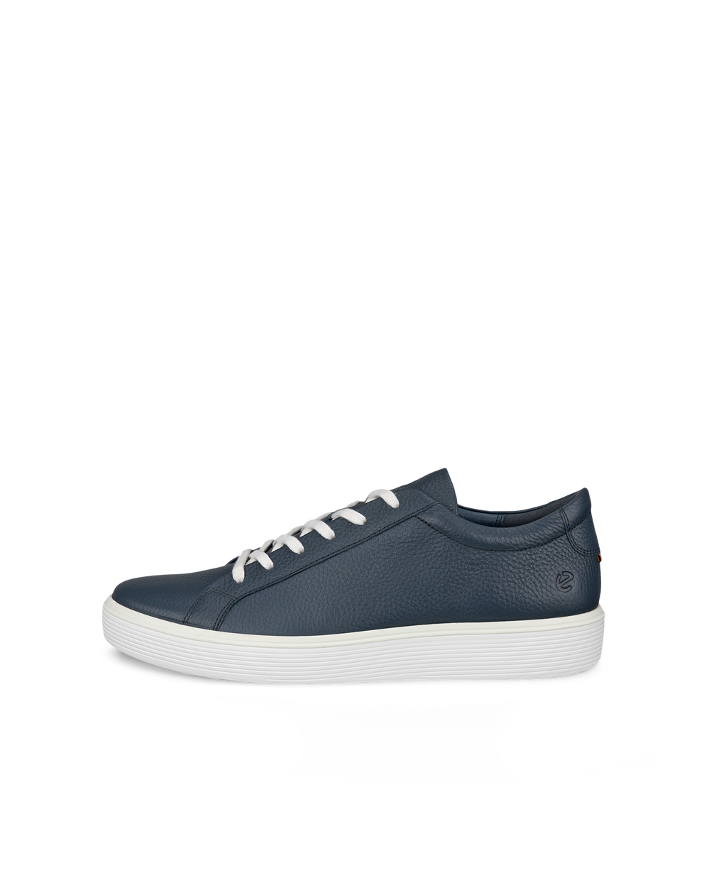 ECCO® Soft 60 baskets en cuir pour homme - Bleu - Outside