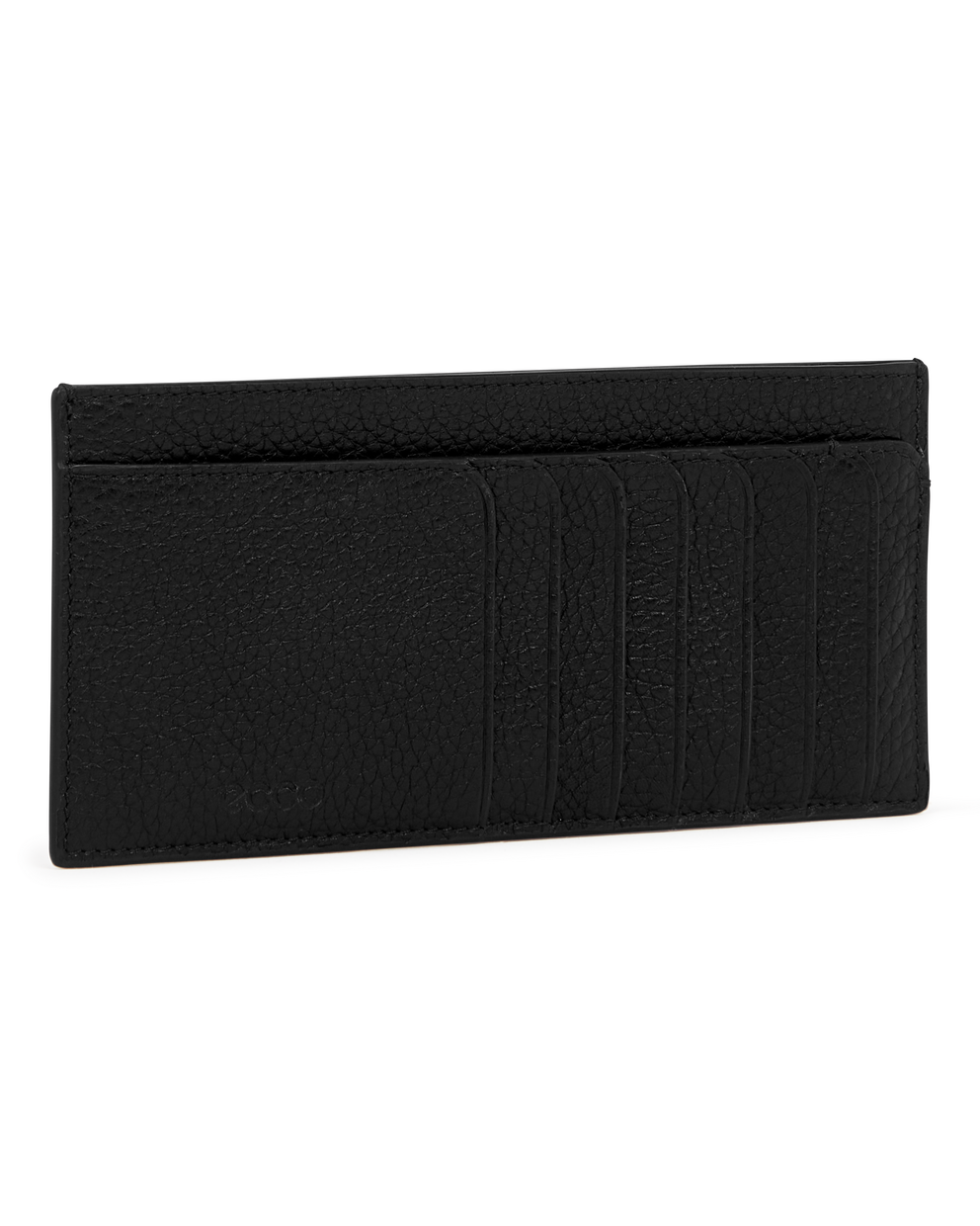 Women's ECCO® Small Leather Wallet - Black - Main