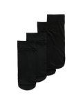 ECCO Women's Light Ankle-cut 2-pack Stocking Socks - Black - Main