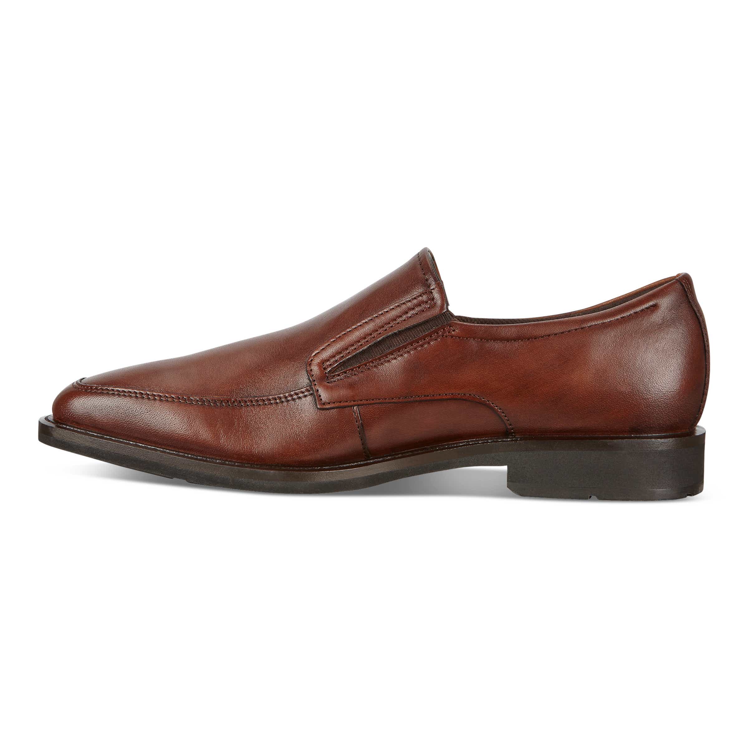ECCO Calcan Slip On Men's Dress Shoes - Brown - Inside