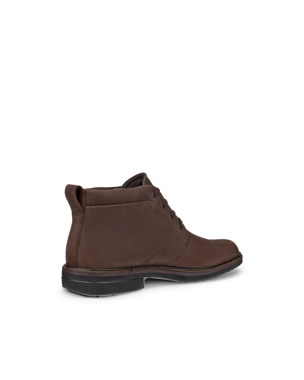 Men's ECCO® Turn II Nubuck Waterproof Ankle Boot - Brown - Back