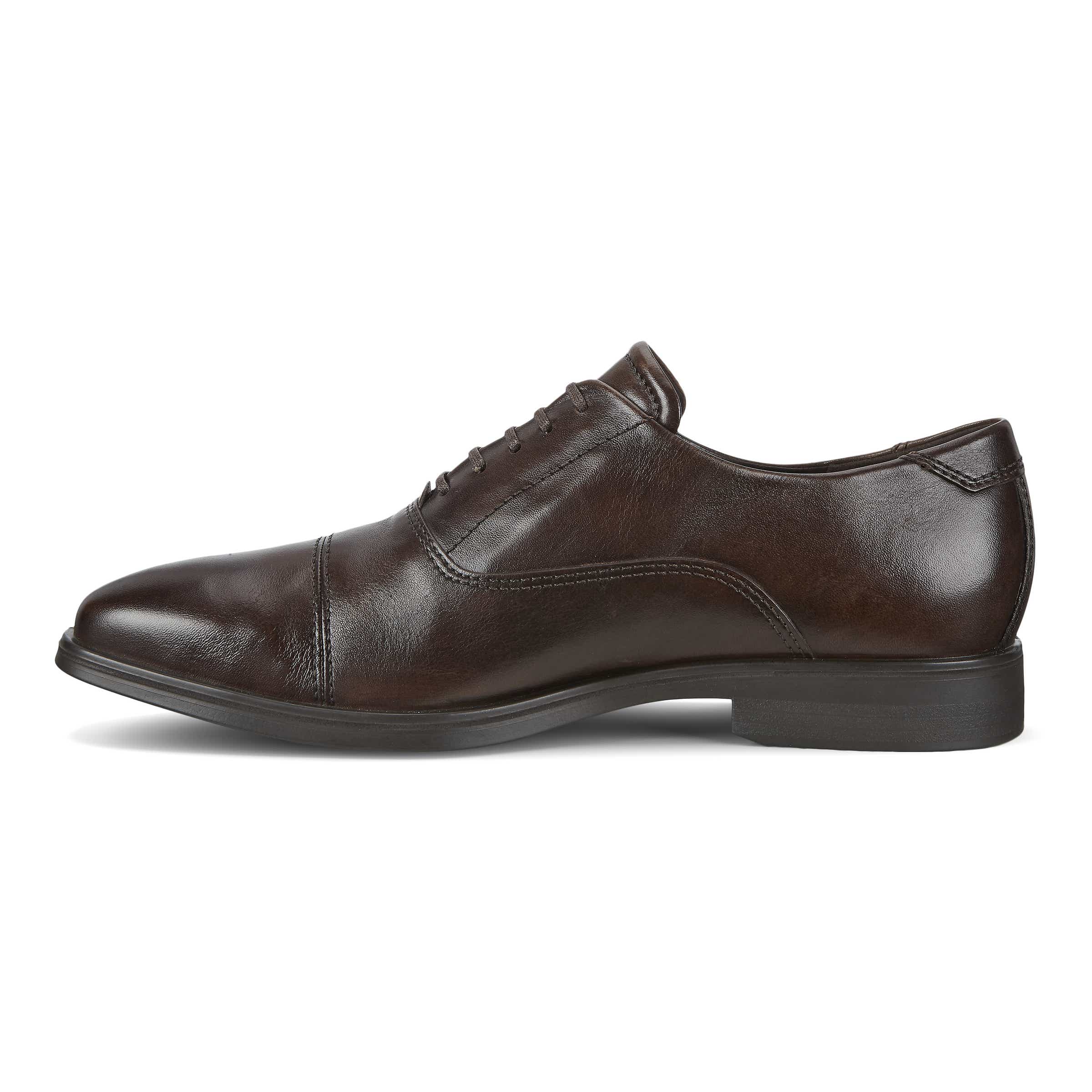 ECCO Melbourne メンズ レザードレスシューズ - Brown - Inside