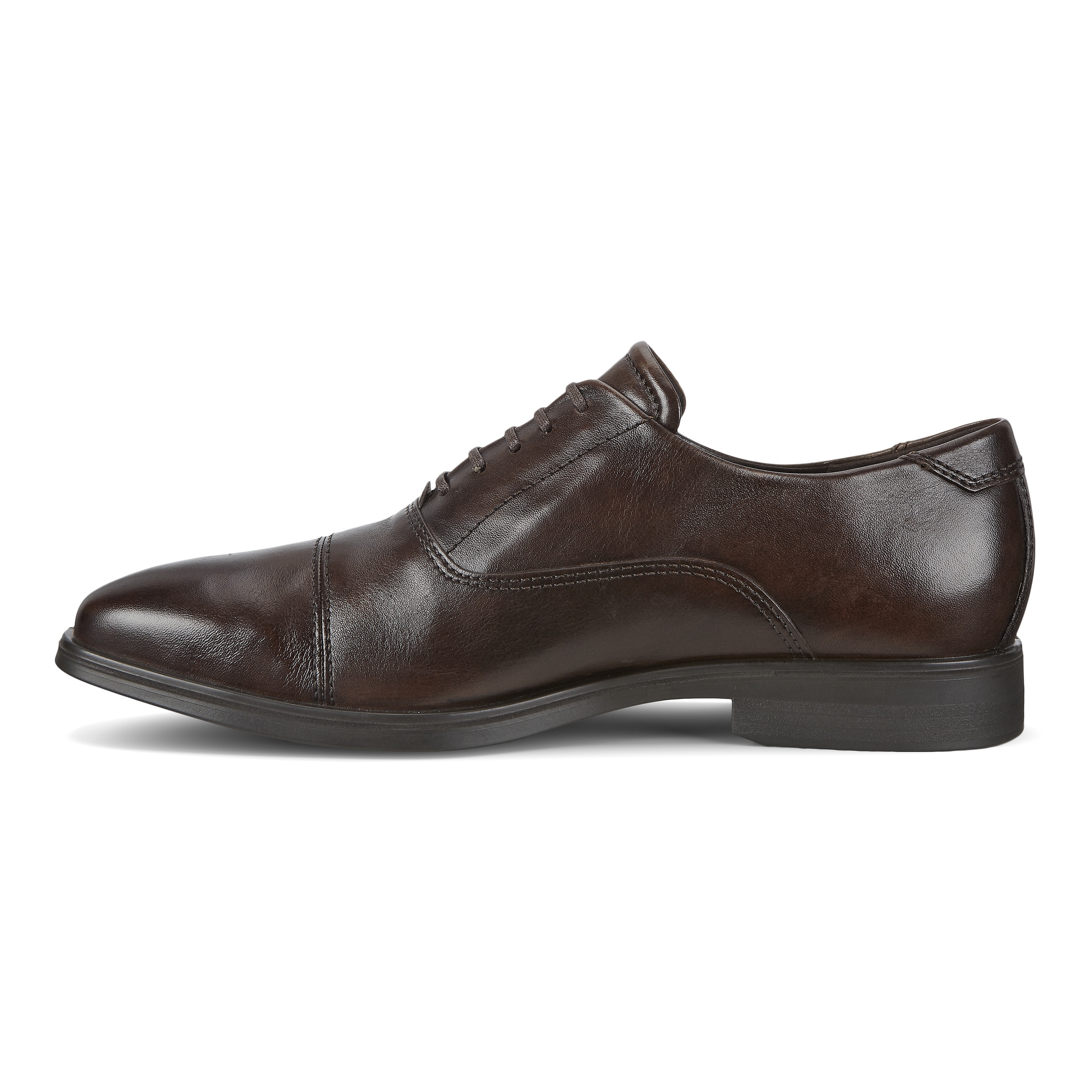 ECCO Melbourne メンズ レザードレスシューズ - Brown - Inside