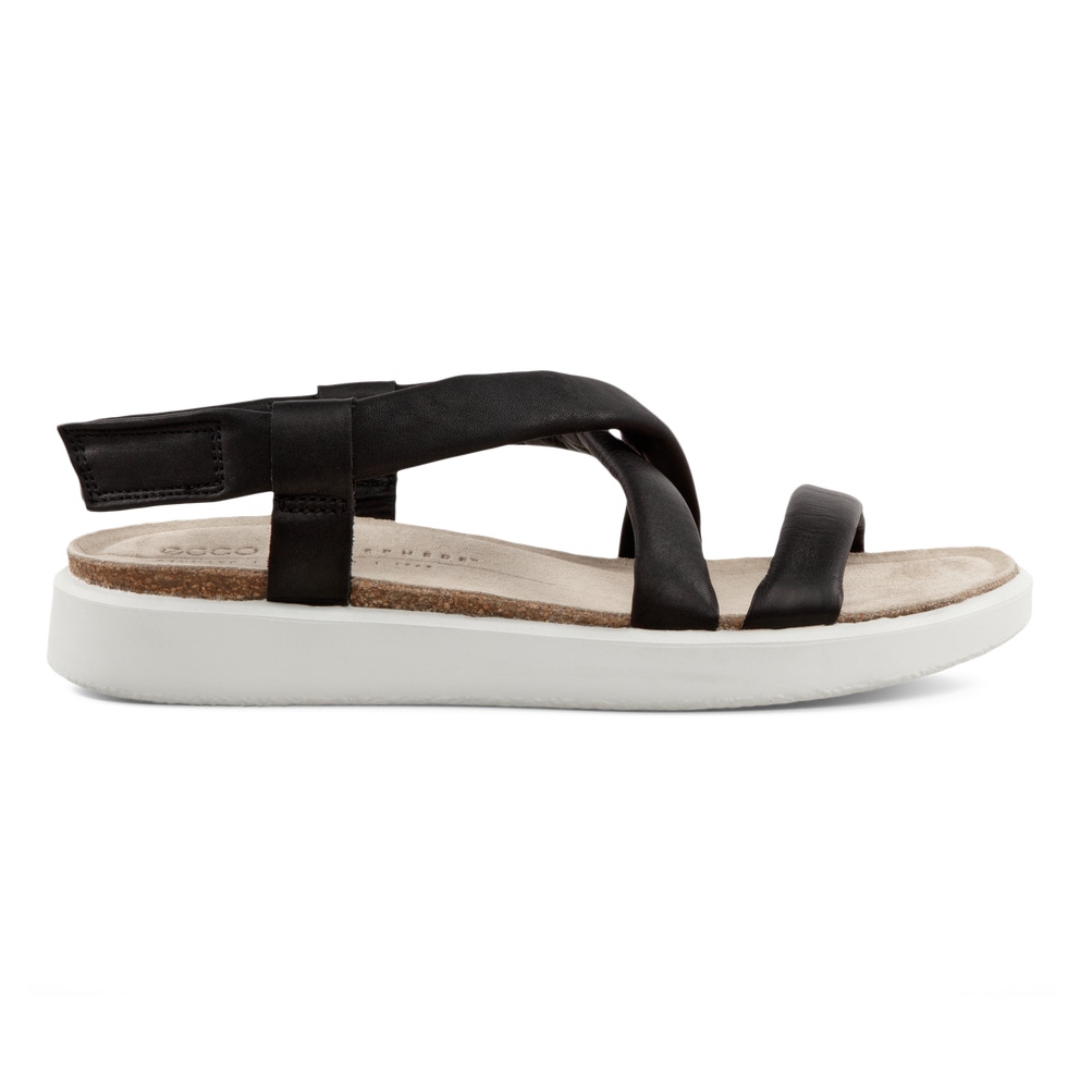 ECCO Corksphere Women's Sandal - Black - Outside