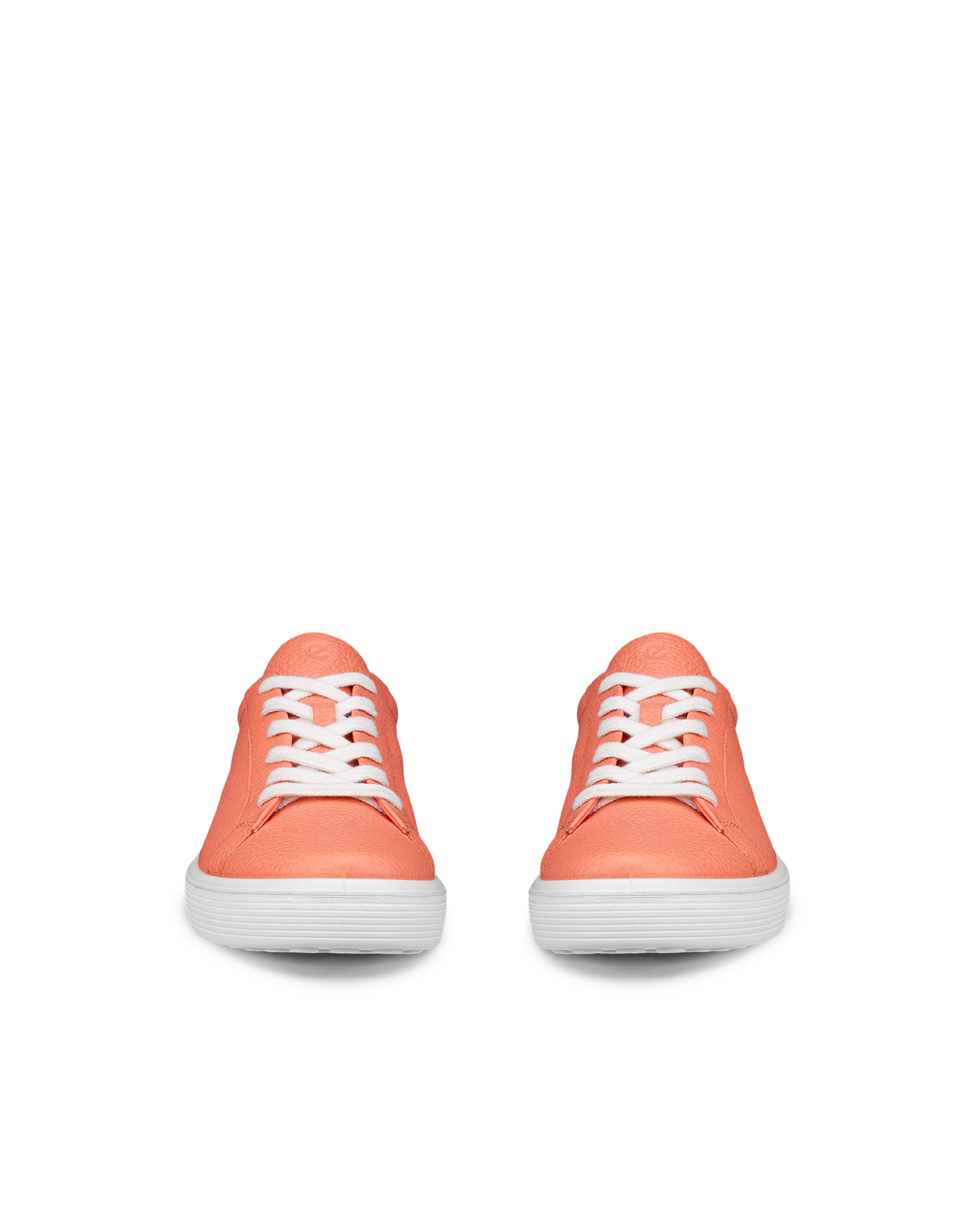 Women's ECCO® Soft 60 Leather Sneaker - Orange - Front pair