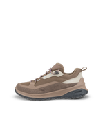 Women's ECCO® ULT-TRN Nubuck Waterproof Hiking Shoe - Grey - Outside