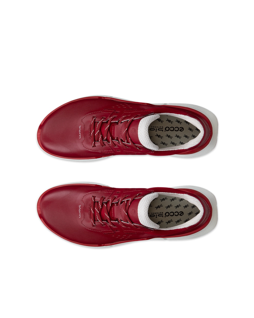 ECCO BIOM 2.2 WOMEN'S SNEAKER - Red - Top left pair