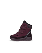 Botines de invierno de nobuk Gore-Tex ECCO® Urban Snowboarder para niño/a - Violeta - Outside