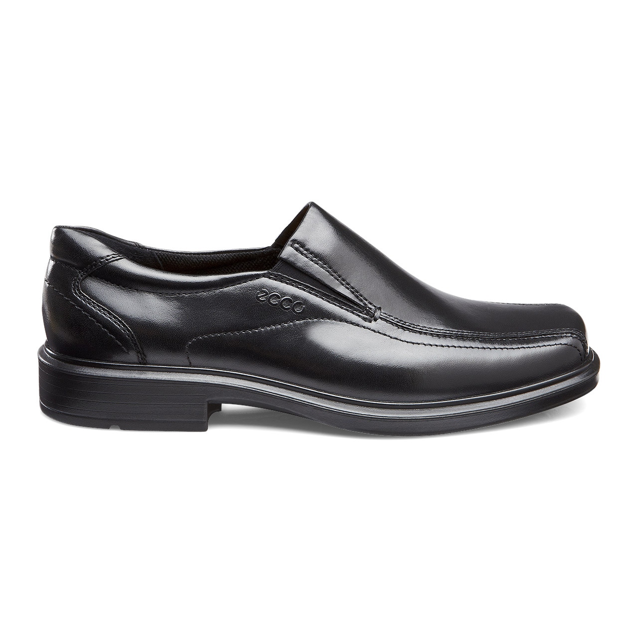 ECCO Helsinki Men's Bike Toe Slip-on - Black - Outside