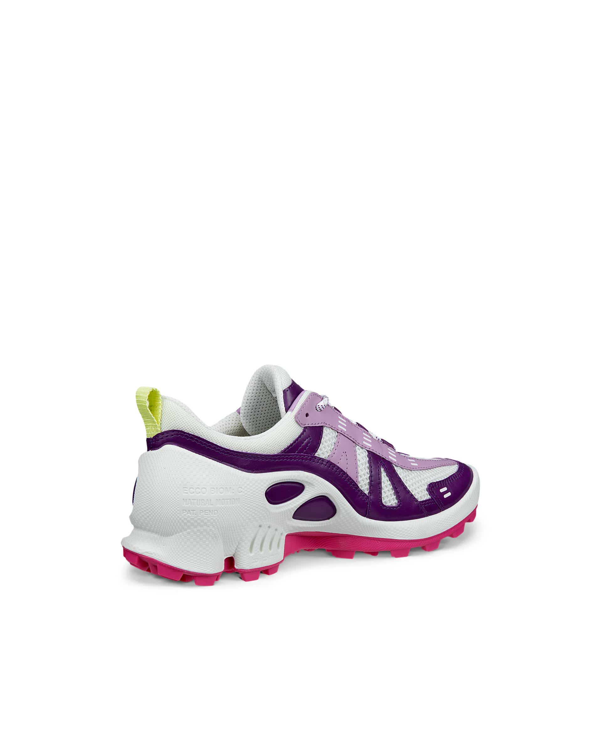 Zapatillas de montaña de piel ECCO® BIOM C-Trail para mujer - Violeta - Back