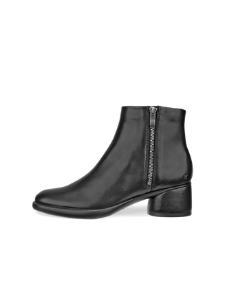 Botas de caña media de piel ECCO® Sculpted LX 35 para mujer - Negro - Outside