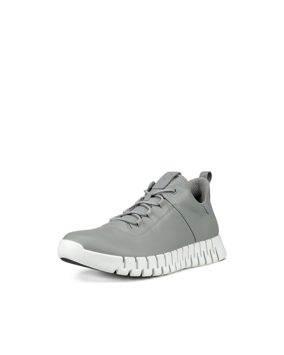 Men's ECCO® Gruuv Leather Sneaker - Grey - Main