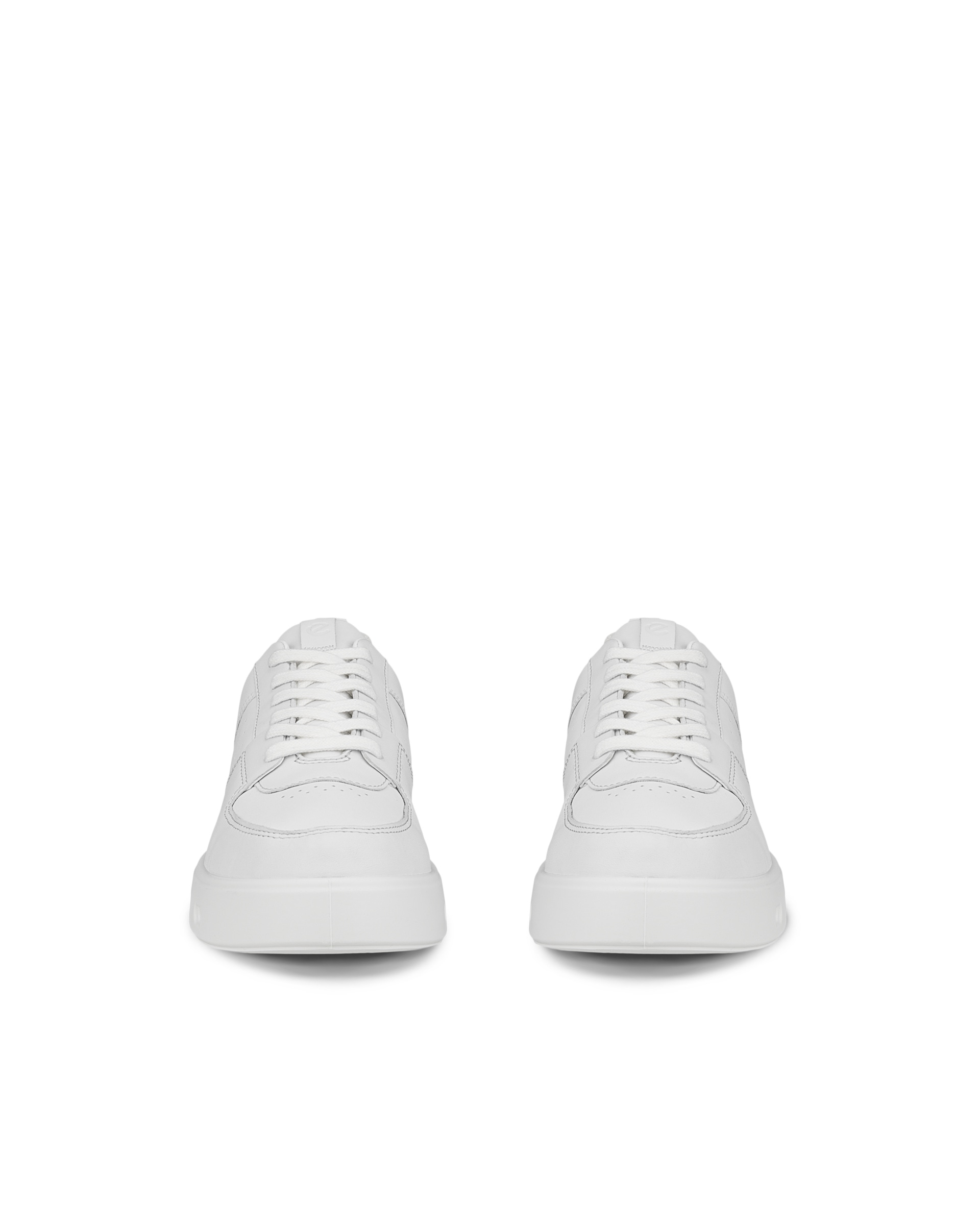 Women's ECCO® Street 720 Leather Gore-Tex Sneaker - White - Front pair