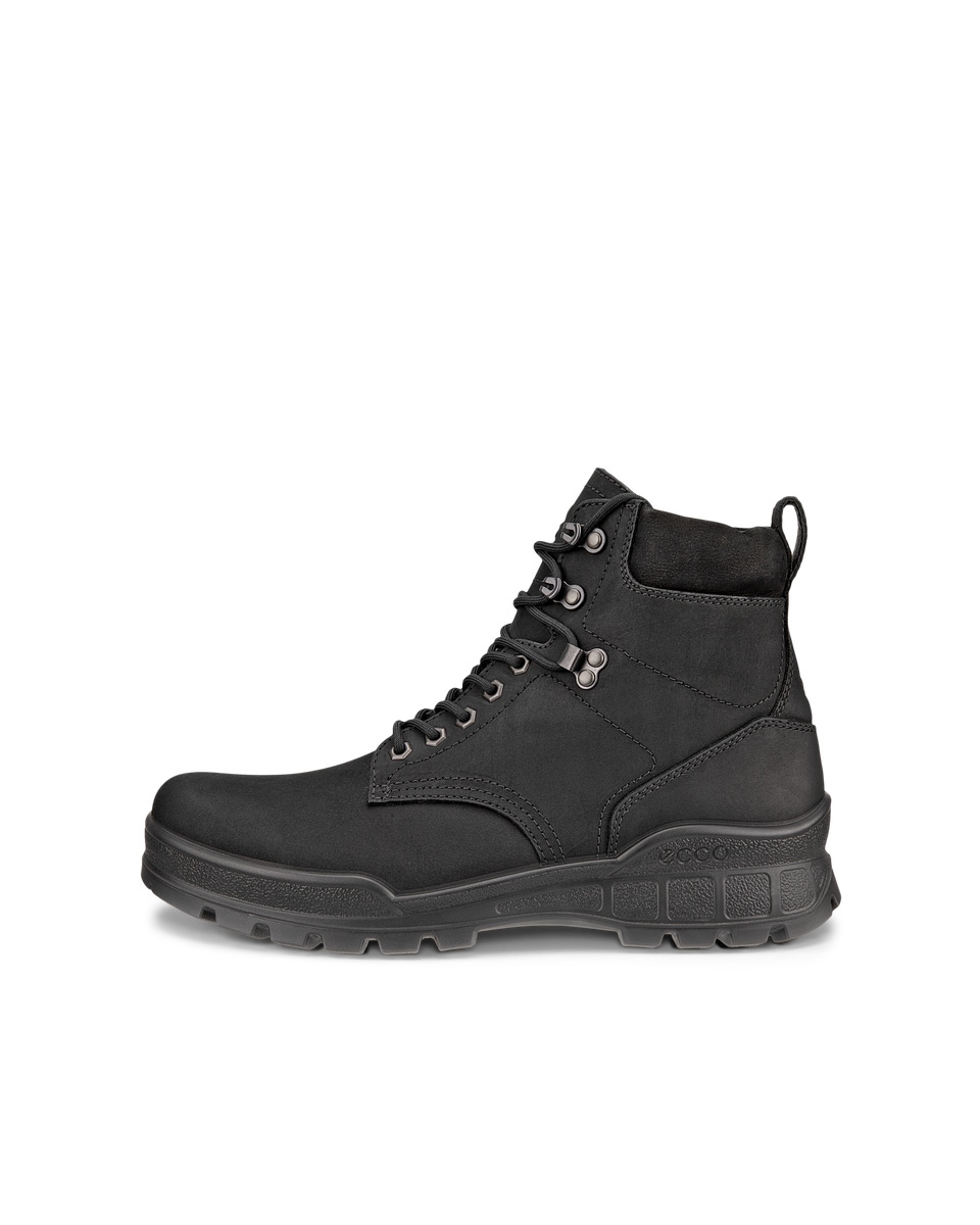 ECCO TRACK 25 MEN S WATERPROOF LEATHER BOOT Black