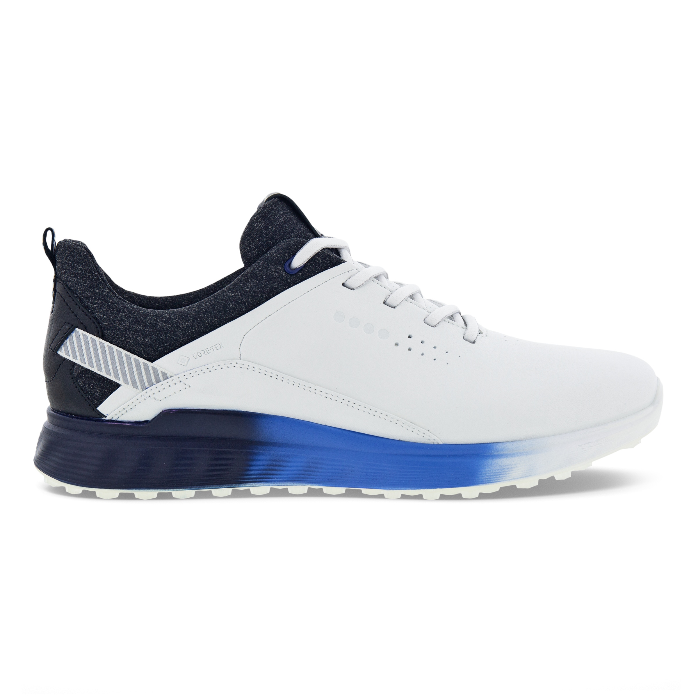 ECCO S-three Hybrid Men's Golf Shoes - White - Outside