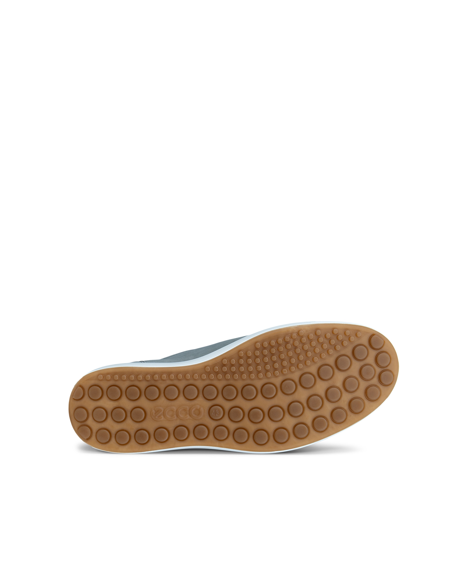 ECCO SOFT 7 M SHOE LACE UP - Gris - Sole