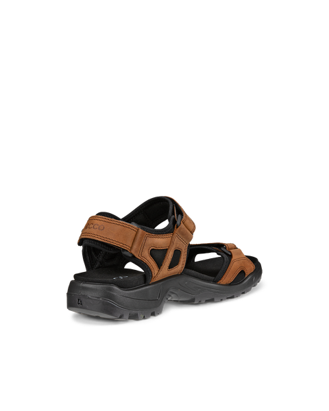 ECCO Men's Offroad Outdoor Sandals - Brown - Back