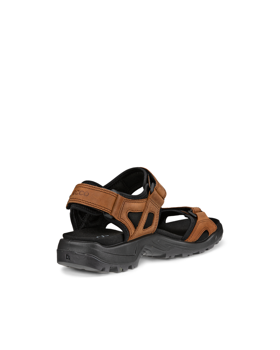 ECCO Men's Offroad Outdoor Sandals - Brown - Back