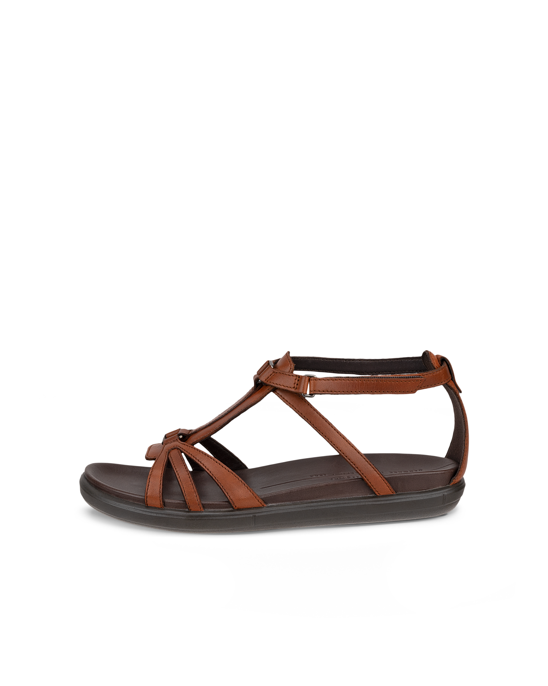 ECCO Simpil Sandal Womens Strappy Sandals - Brown - Outside