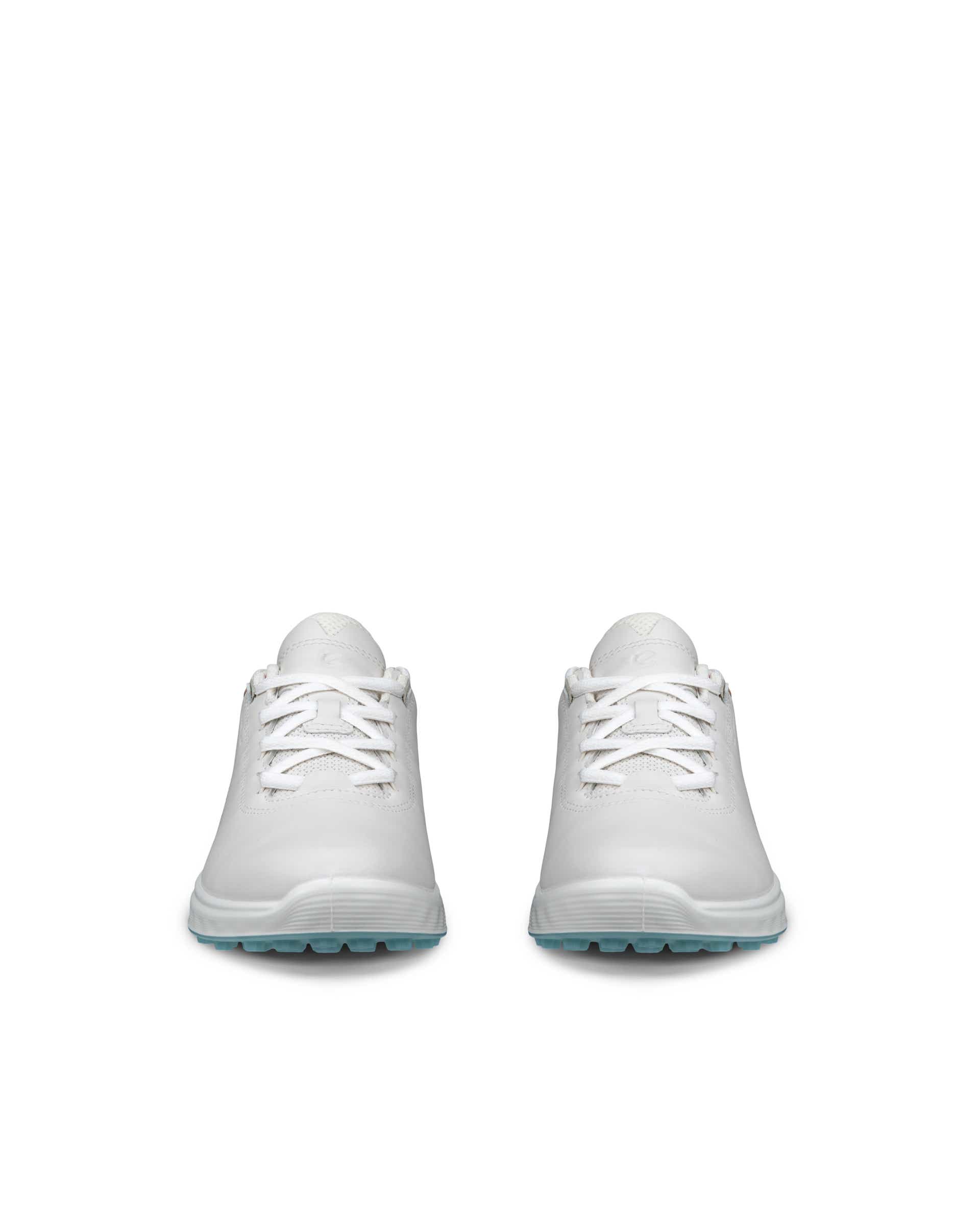 Zapatos golf impermeable de piel ECCO® Golf S-Casual para mujer - Blanco - Front pair