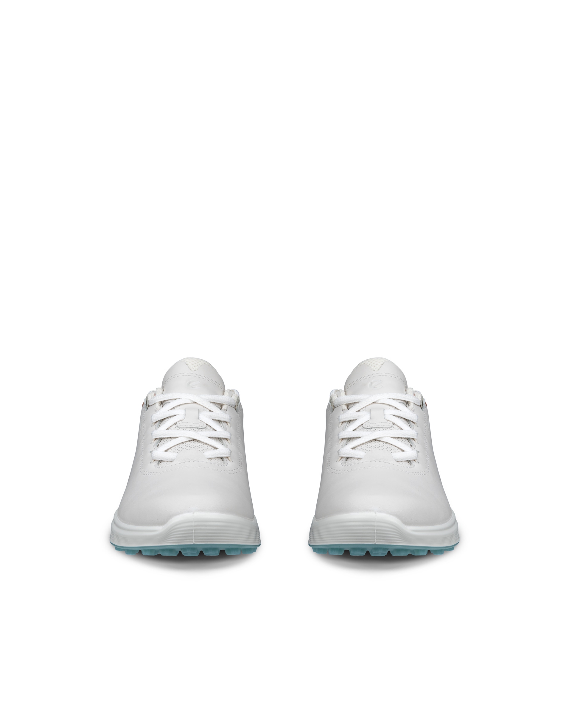 Zapatos golf impermeable de piel ECCO® Golf S-Casual para mujer - Blanco - Front pair