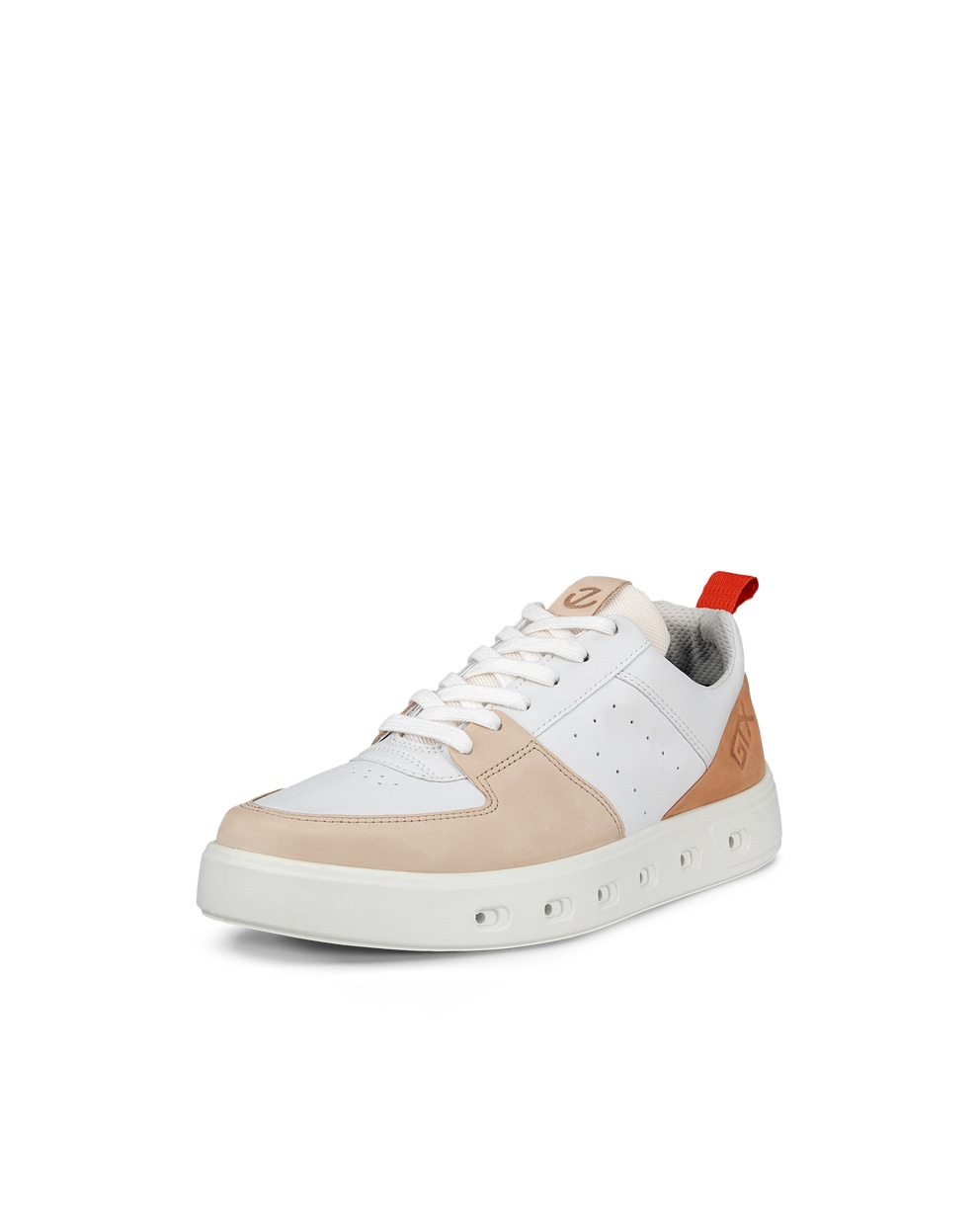 Men's ECCO® Street 720 Leather Gore-Tex Sneaker - White - Main