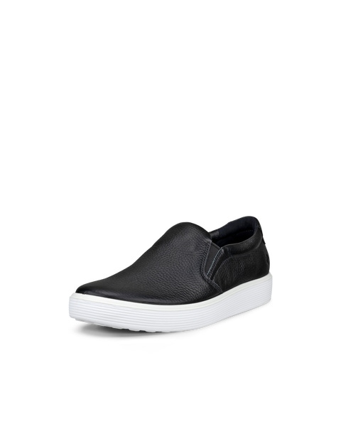 ECCO Soft 60 ウィメンズ レザースニーカー | Black