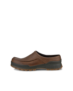 Men's ECCO® Track 25 Nubuck Clog - Brown - Outside