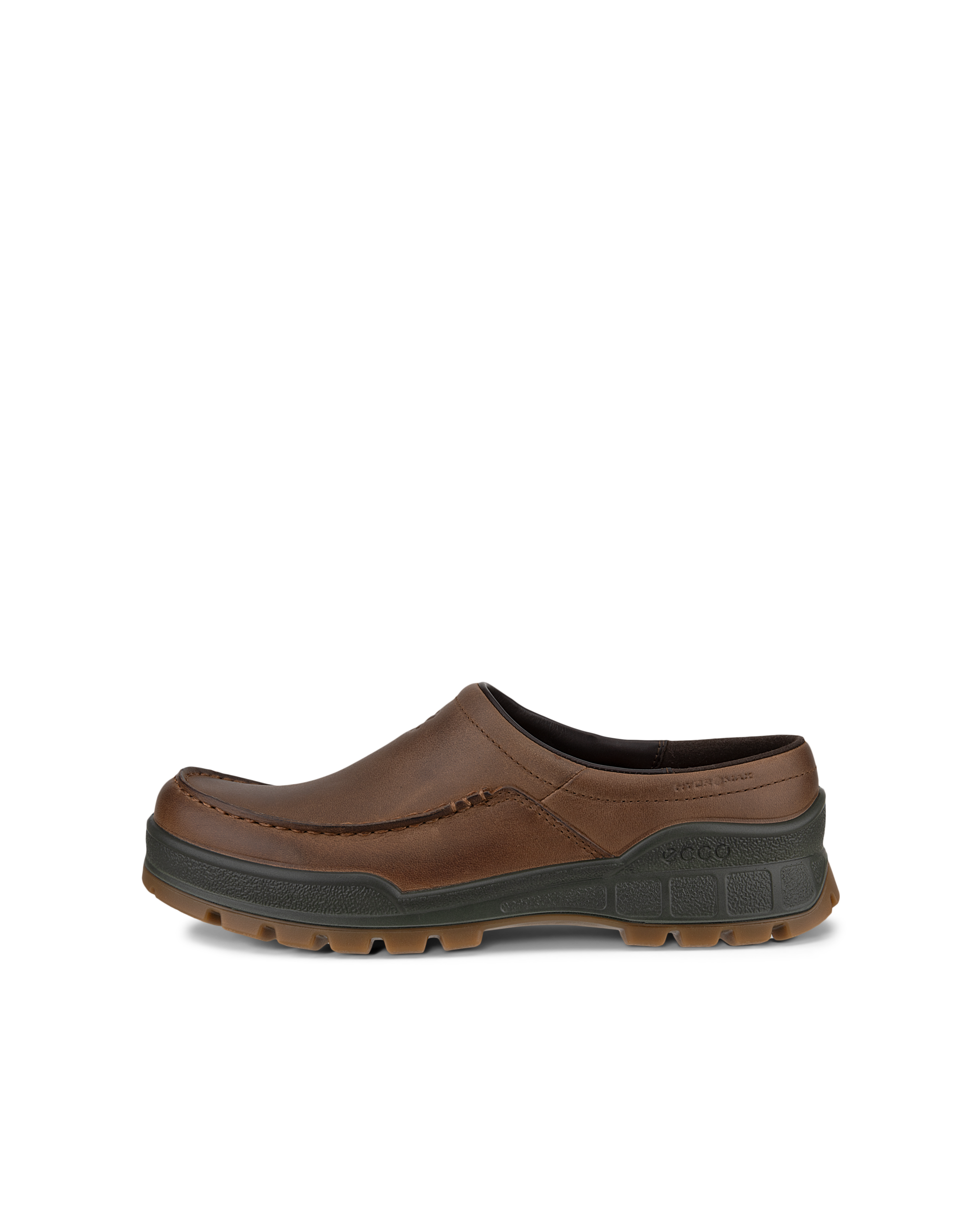 Men's ECCO® Track 25 Nubuck Clog - Brown - Outside