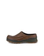 Men's ECCO® Track 25 Nubuck Clog - Brown - Outside