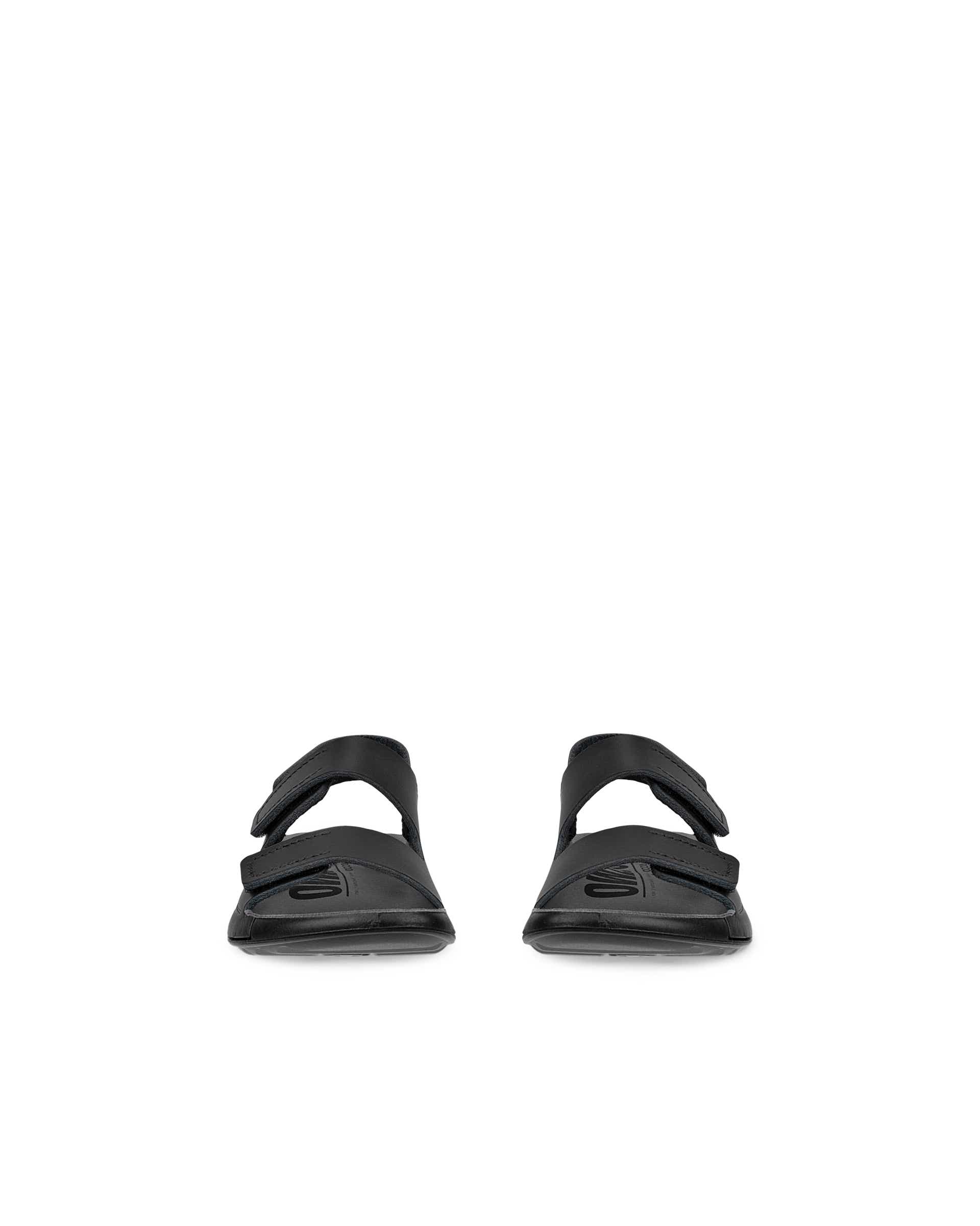 Dětské kožené páskové sandály ECCO® Cozmo - Černá - Front pair