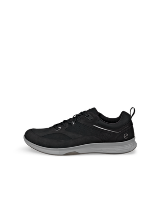 Men's ECCO® Exceed Nubuck Walking Shoe - Black - Outside