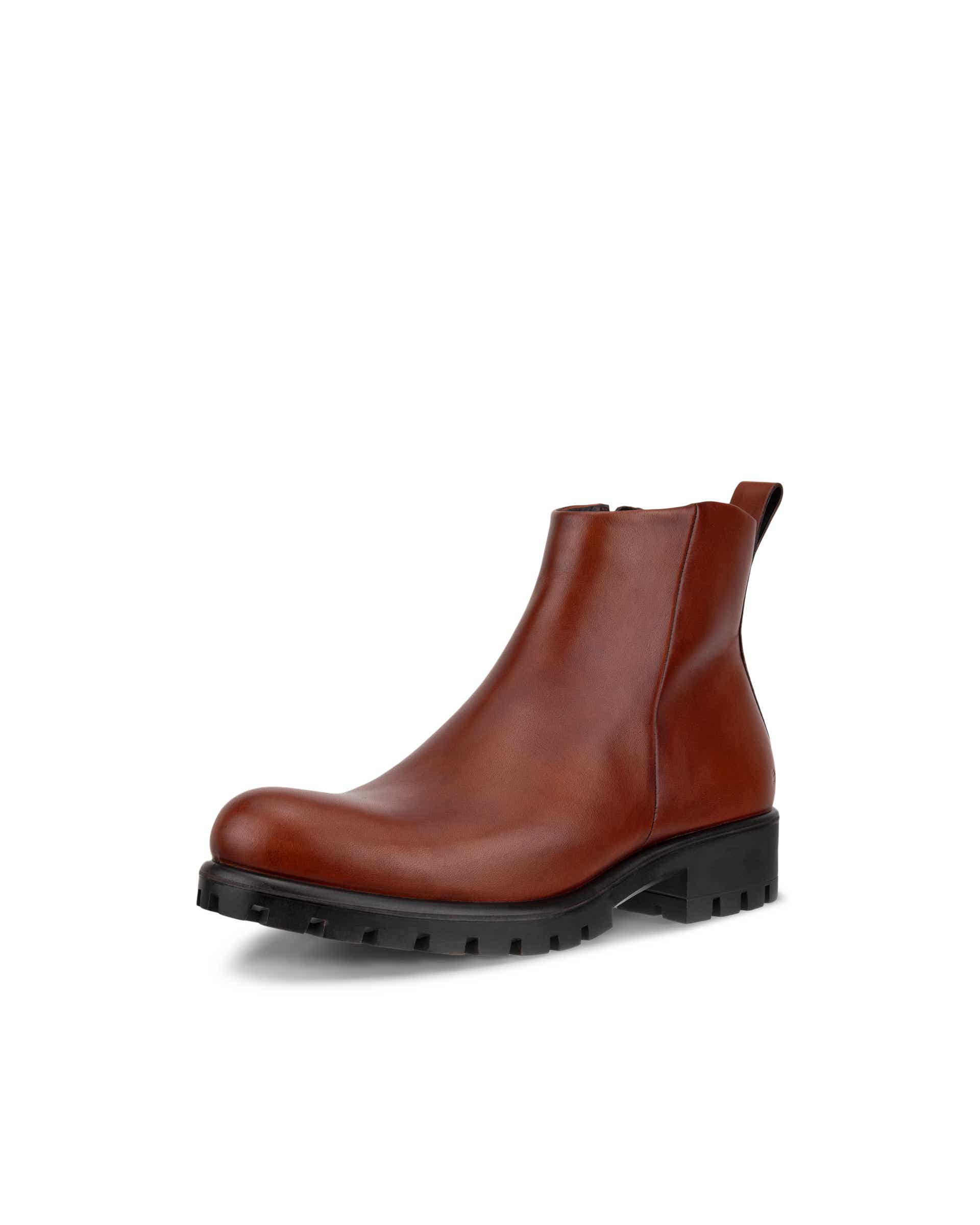 ECCO Modtray Women's Zip-up Ankle Boot - Brown - Main