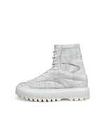 Botas de caña media de piel ECCO® Street Ace Ral7000 para mujer - Blanco - Outside