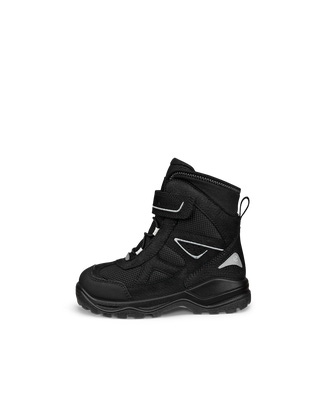 Botines de invierno impermeable de nobuk  ECCO® Snow Mountain para niño/a - Negro - Outside