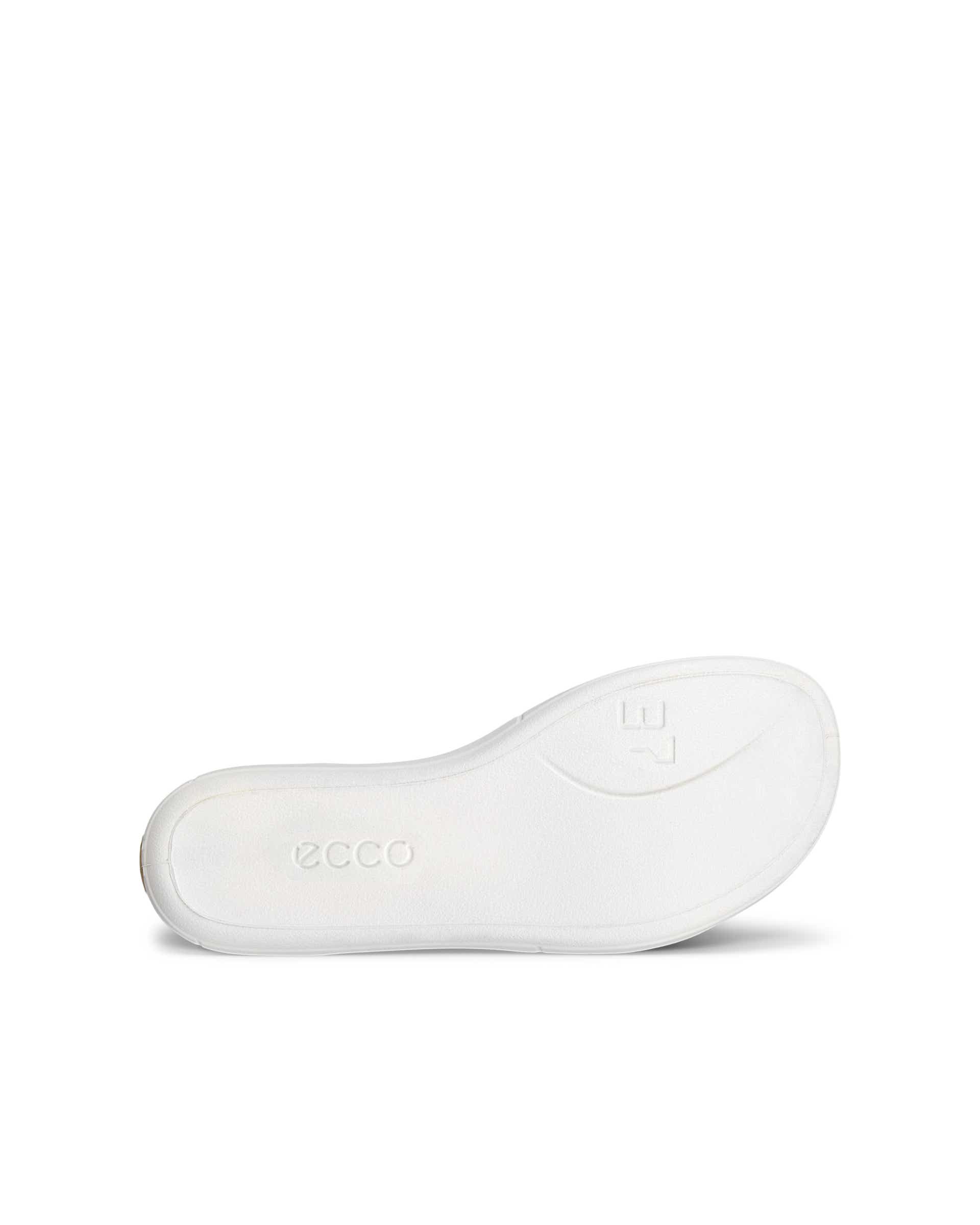 ECCO Simpil Sandal ウィメンズ レザーフラットサンダル - イエロー - Sole